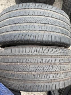 (2) 275/50R20 PAIR OF SEMI NEW TIRES COOPER DISCOVERY 80% LIFE !!