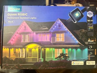 Govee RGBIC Permanent Outdoor Lights 100ft Black