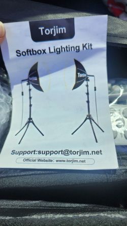 TORJIM Softbox Photography Lighting Kit