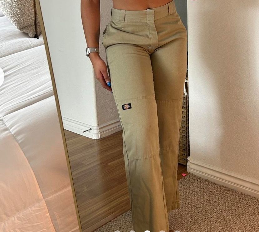 Dickies Women Tan Trousers 