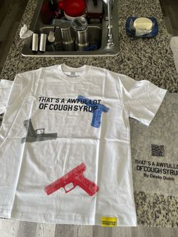 That's A Awful Lot Of Cough Syrup Handgun Graphic Tee
