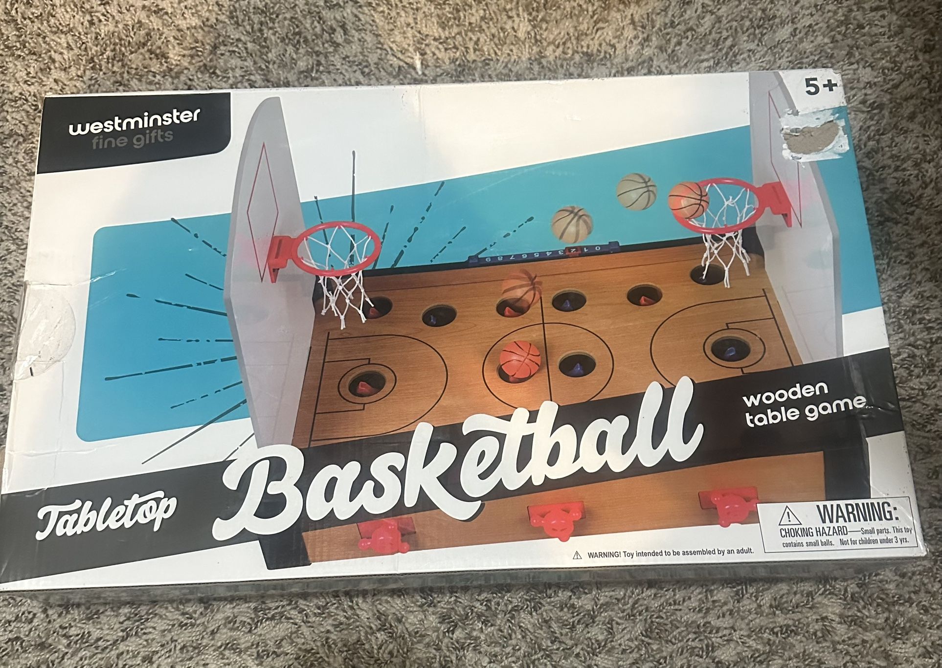 Basketball wooden table game