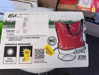 EarthWay 2750 Hand-Crank Bag Spreader – Seed, Fertilizer, Ice Melt – ($60 Retail Value)