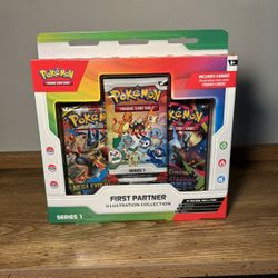 Pokémon First Partner Illustration Collection Box Series 1 Pokemon 2026 - NEW