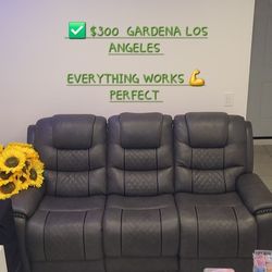 Se Vende Cómodo Sofá Eléctrico Con Puertos Laterales Usb