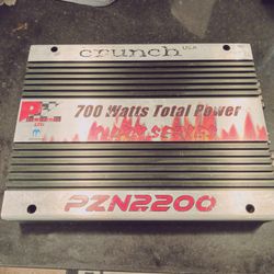Crunch Pzn 2200 Old School Mono Amplifier. 700 Watts USA Made! FREE SHIPPING DELIVERY DEMO PORTLAND VANCOUVER AREA 