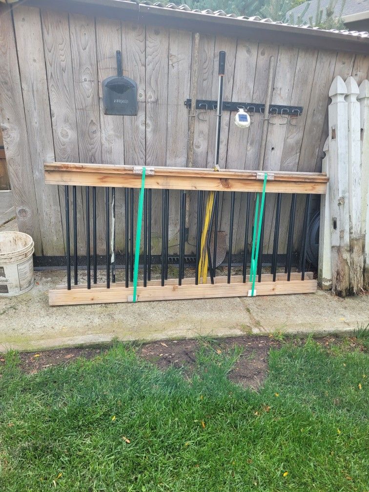 DeckRails Wood 2 Sections 6feet Long 