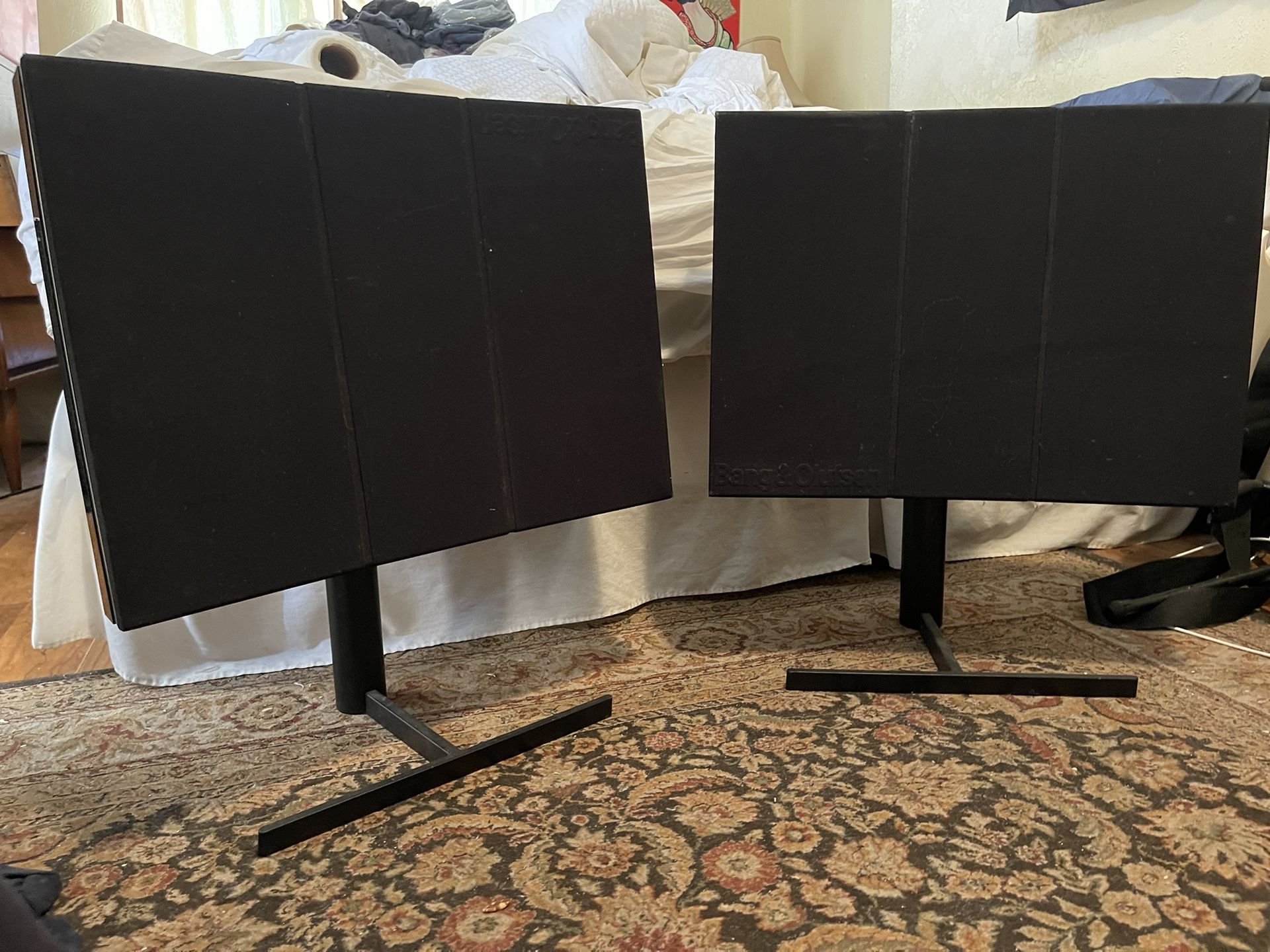 Bang & Olufsen B&O Beovox RL 6000 Speakers With Stands