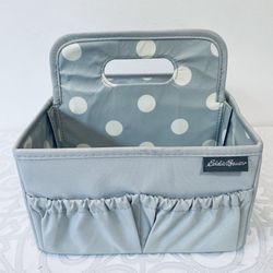 Nursery Storage 2-PC Eddie Bauer Hanging Shelf Organizer & Basket Diaper Caddy