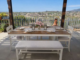 Beautiful rustic farmhouse dining set- Jerome's
