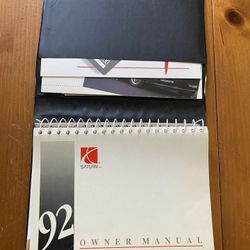 Saturn Owners Manual 