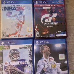 PS4 Games, Madden, NBA 2k, FIFA, PlayStation Games 