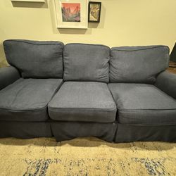 Navy blue pier 1 Couch