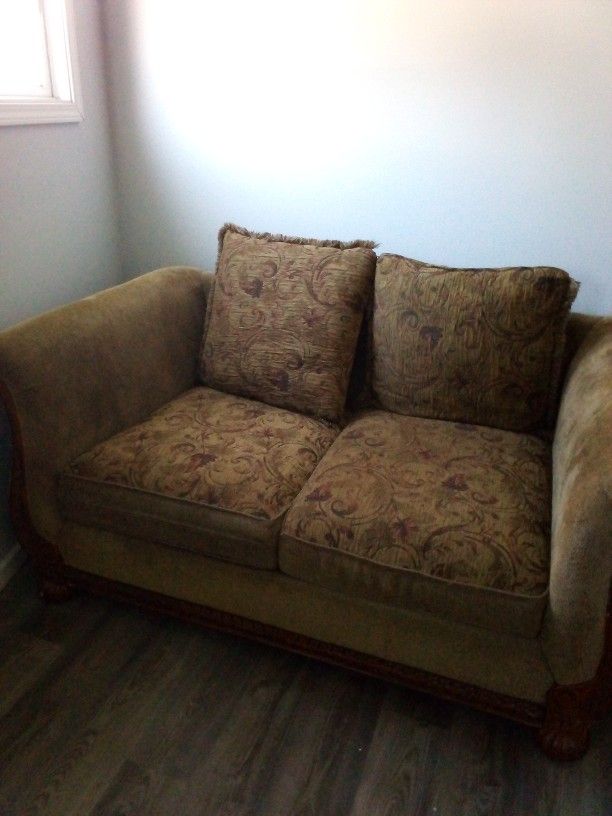 Dark Brown Steady Two Seater Loveseat