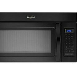 Whirlpool WMH31017FB 1.7 Cu. Ft. Over-The-Range, Combination Microwave Oven, Black, 1000 Watt