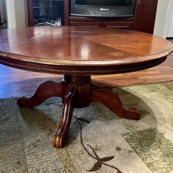 Wood Coffee Table And (2) End Tables