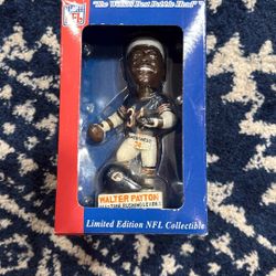 Bears collectible figurine bobble head walter payton 