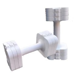DUMBBELS SET FOR WOMENS  WHITE