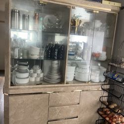 China Cabinet Dining Room Furniture Set 