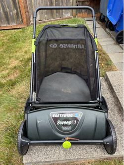 Lawn Sweeper grass and leaf sweeper