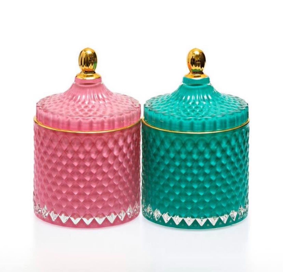 24-Large Glass Candle Jars With Tops