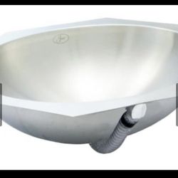 Undermount Bathroom Lavatory with Overflow SKU #: JM-UOF-1619