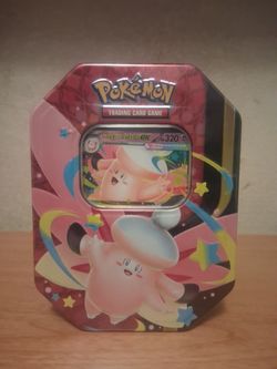 Pokémon TCG Mega Clefable ex Tin