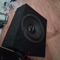 Skar Audio 8" Midrange w/Sealed Enclosure