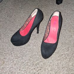 Black Platform Heel 9