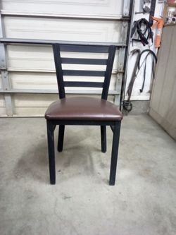 12  vinyl heavy duty metal chairs available   $7.00  each
