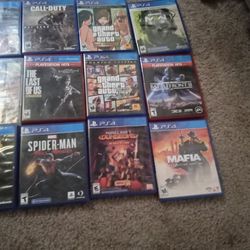PS4 And Nintendo Switch Games For Sale, Battle Front 2, Mafia Definitive Edition, COD, GTA, Minecraft, Spider Man, The Last Of Us,Fallout Fnaf, Among 