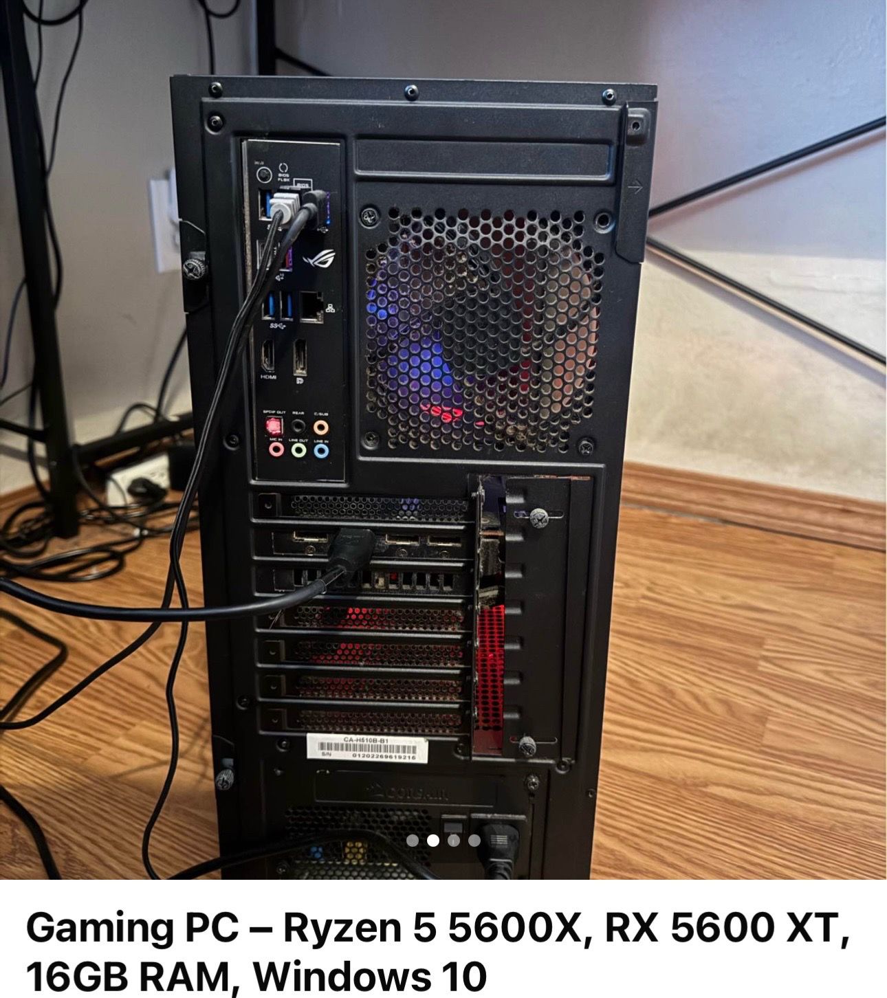 Gaming pc- 600$ for the tower and 750 for everything