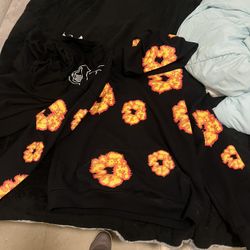 Denim Tear Offset Hoodie Size XL