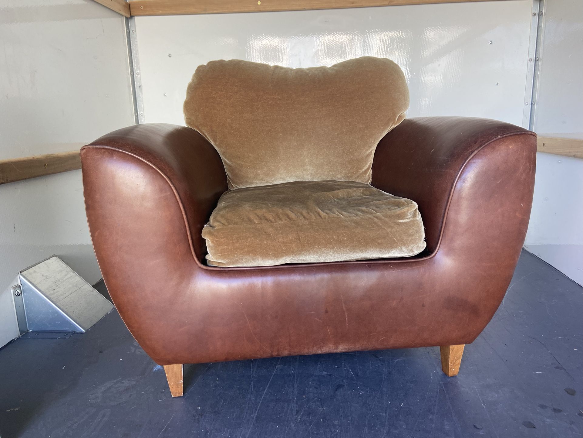 Genuine Leather Armchair