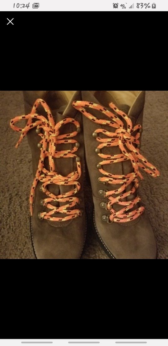 New Polo Boots Size 6 Suede