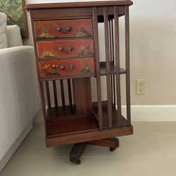 Vintage Revolving Bookcase