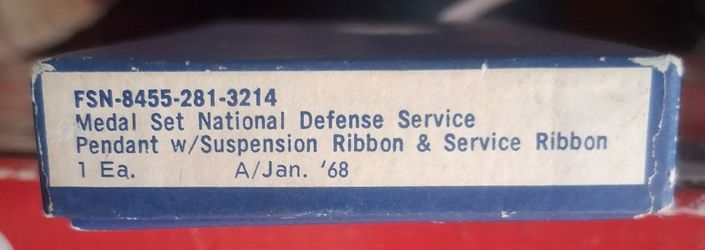 National Defense Service Medal Set – January 1968 - Military Ribbons  Honor Awards