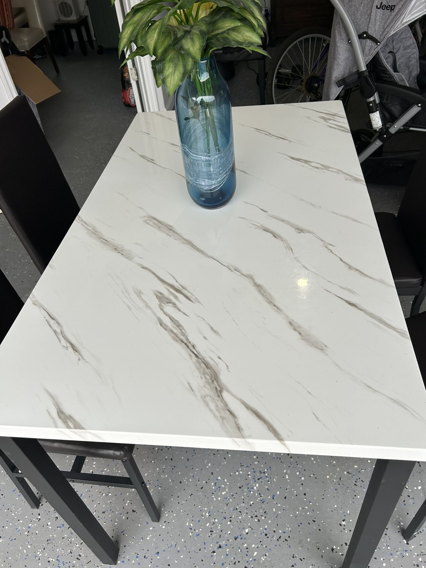 Marble Table Set