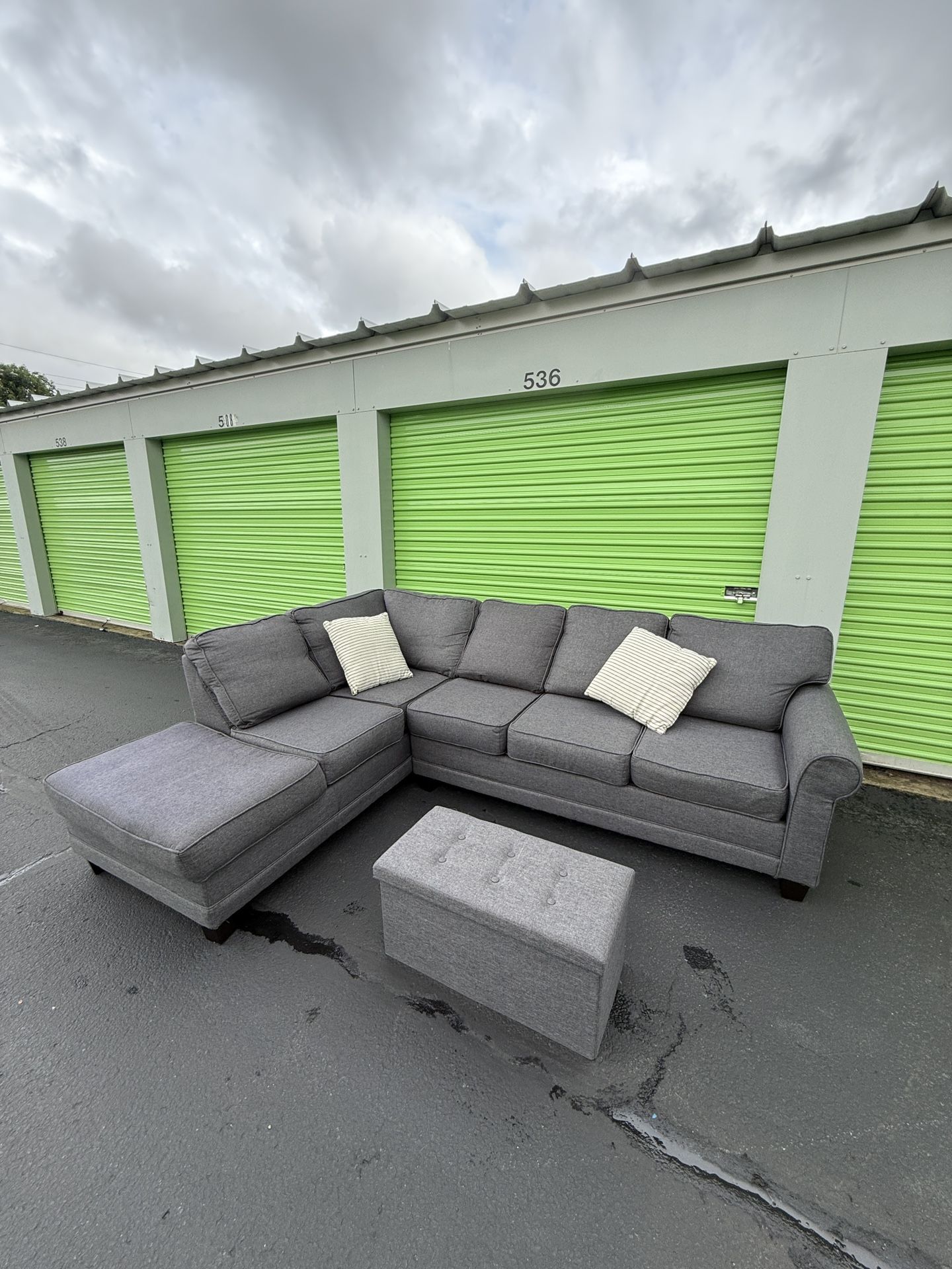Sectional Gray Couch