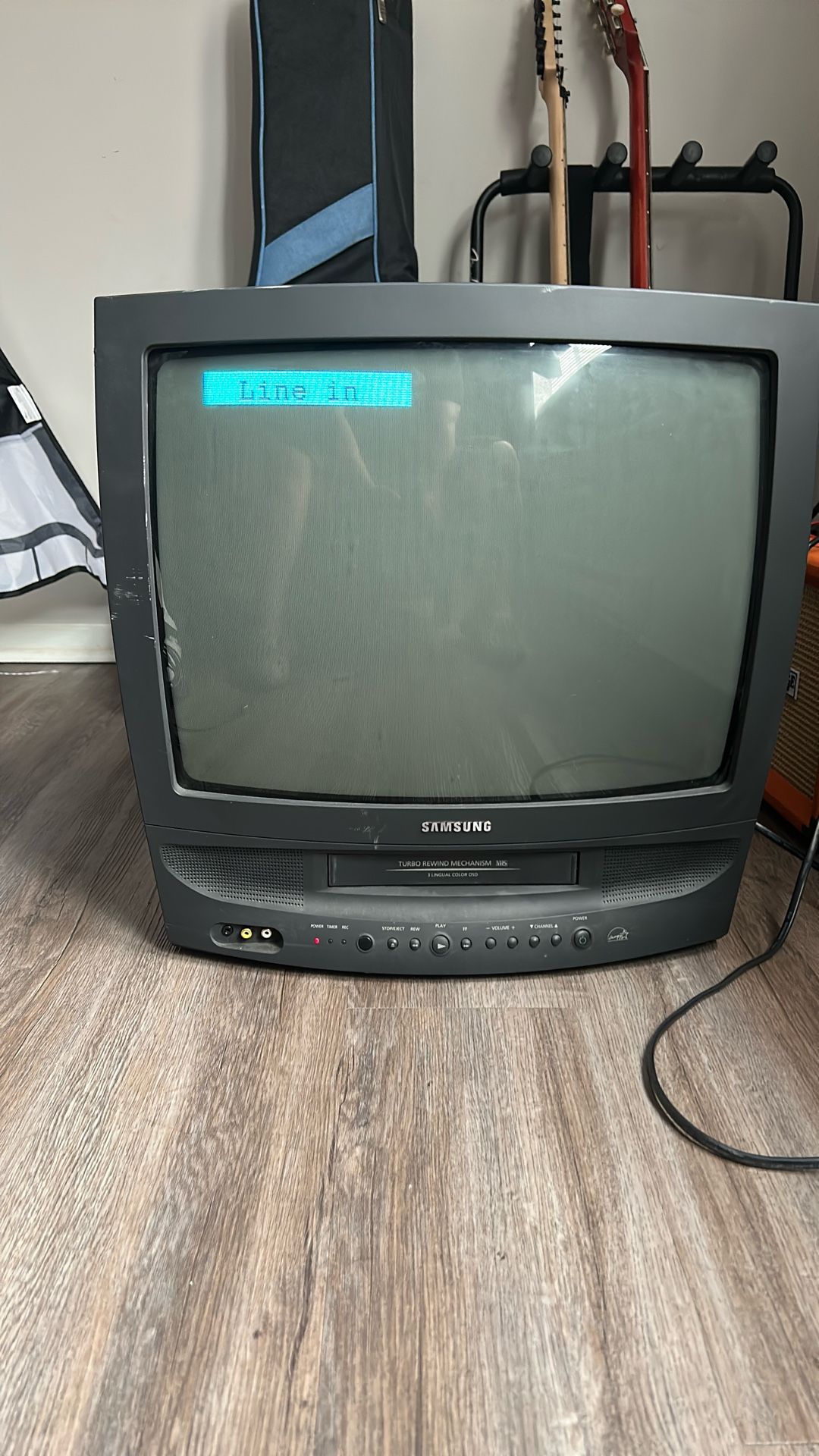 CRT Tv With VHS