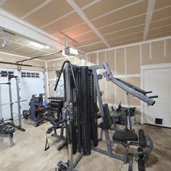 🏆 4-STACK Body-Solid Commercial Gym - 800lb Stacks + Leg Press + Extras