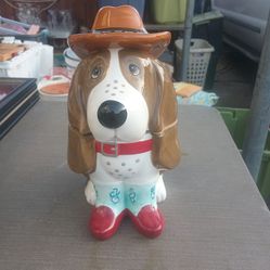 Dog cookie jar