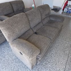 Electric Reclining Couch Love Seat And Recliner