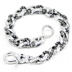 Wallet Chain chrome heart Style