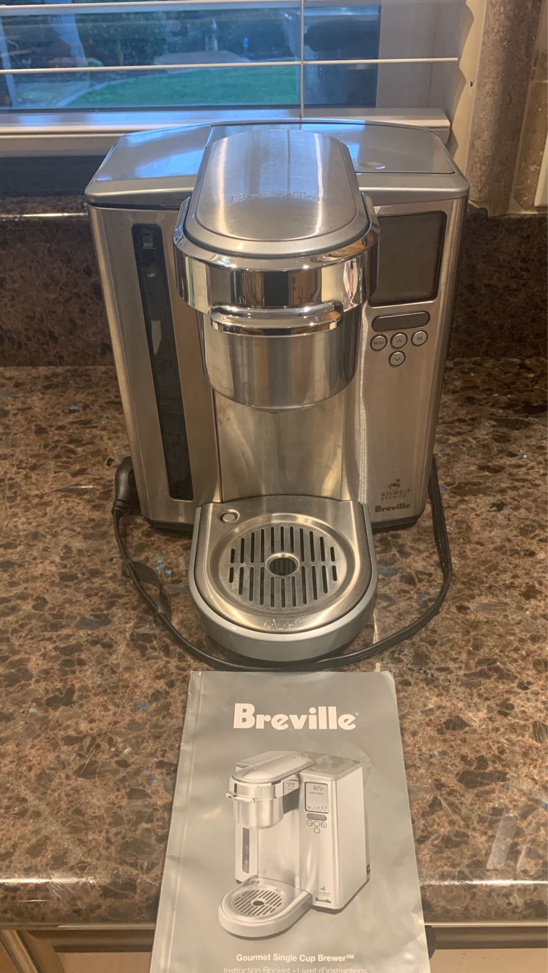 Breville Keurig Single cup Brewer Coffee Maker K-cup ( paid $299 new).