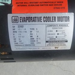 BRAND NEW EVAP COOL MOTER
