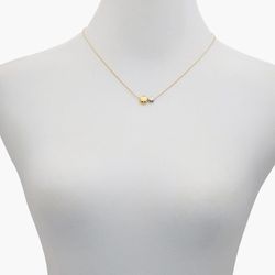 Vince Camuto Two-Tone Orb Pendant Necklace NWOT