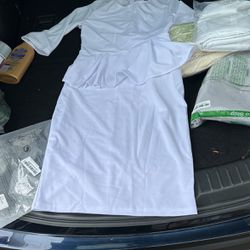 White Large Dress 