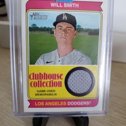 Dodgers Will Smith Jersey Card