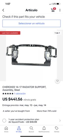 CHEROKEE 14-17 RADIATOR SUPPORT